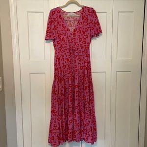 Petal & Pup leopard maxi dress